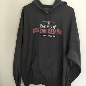 Majestic Gray Boston Red Sox Hoodie size 2XL